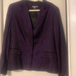 Purple Anne Klein Jacket